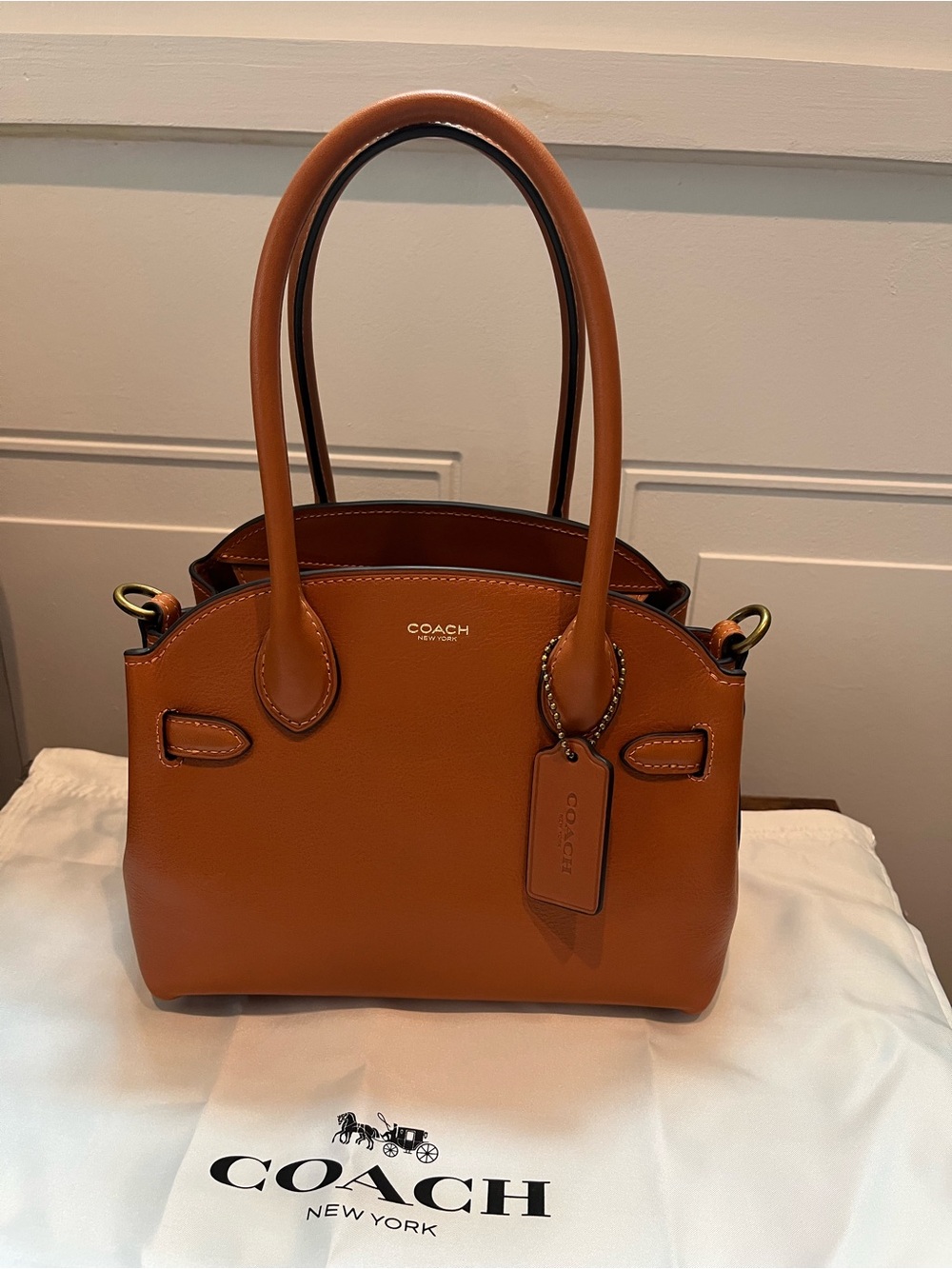 Coach Empire 21 Carryall in Toffee RARE color - BNWT’s